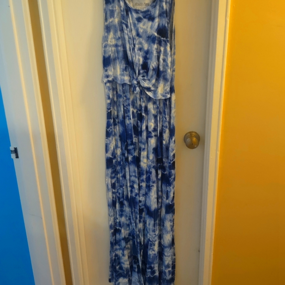 Latched Mama Tie Dye Boardwalk Maxi